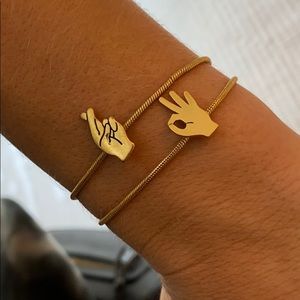 Madewell hand bracelets